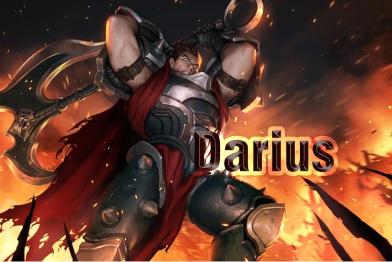 Darius tướng có lực sát thương cực khủng với chiêu thức Q hạ gục đối phương